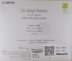 Pt. Shiv Kumar Sharma - Twilight Melodies on the Santoor (CD)