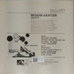 Begum Akhtar - Ghazals (Vinyl)