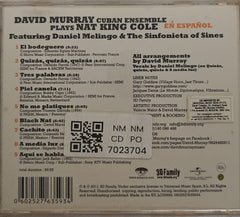 David Murray Cuban Ensemble - David Murray Cuban Ensemble Plays Nat King Cole En Español (CD)