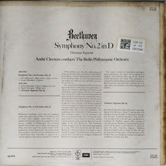 André Cluytens, The Berlin Philharmonic Orchestra - Symphony No. 2 in D, Overture: Egmont (Vinyl)