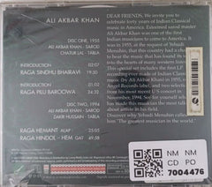 Ali Akbar Khan - Then and Now (CD)