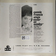 Connie Francis - Connie Francis sings "Never on Sunday" and other title songs from motion pictures (Vinyl)