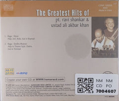 Pt. Ravi Shankar, Ustad Ali Akbar Khan - The Greatest Hits of Pt. Ravi Shankar & Ustad Ali Akbar Khan (CD)