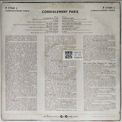 Patachou, Jacques Brel, Aglae, Teddy Reno, Catherine Sauvage, Henri Salvador, Gilda, Philippe Clay, Juliette Greco, Mouloudji, Lucie Dolene, Claude Dupuis - Cordialement Paris (Vinyl)