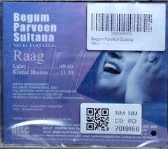 Begum Parveen Sultana - Raag Lalit, Komal Bhairav (CD)