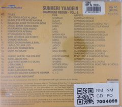 Shamshad Begum - Sunheri Yaadein - Vol. 2 (CD)