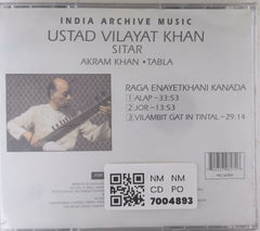 Ustad Vilayat Khan - Raga Enayetkhani Kanada (CD)
