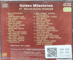 Pt. Mallikarjun Mansur - Golden Milestones (CD)