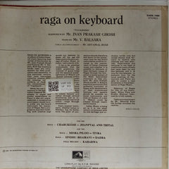 Jnan Prakash Ghosh, V. Balsara - Raga on Keyboard (Vinyl)