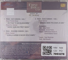 Pt. Jasraj - First Time on CD (CD)