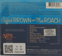 Clifford Brown, Max Roach - Clifford Brown and Max Roach (CD)