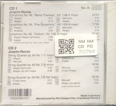 Joseph Haydn - CD1: Symphonies Nos. 48, 59 & 92, CD2: String Quartets Op. 64 Nos. 1-3 (CD) (2)