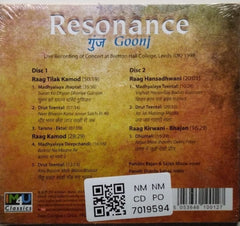Various Pandits Rajan & Sajan Misra, Pandit Sharda Sahai - Resonance Goonj (CD)