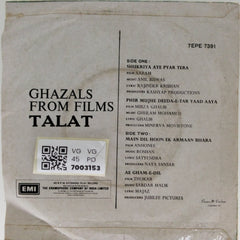 Talat - Ghazals From Films (45-RPM)