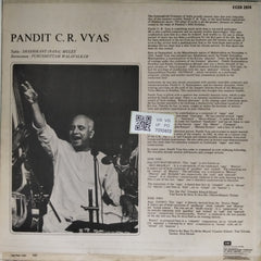Pandit C.R. Vyas - Raga: Shivmat-Bhairav Raga: Poorvi (Vinyl)