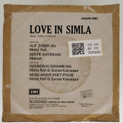 Iqbal Quraishi - Love in Simla (45-RPM)