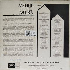 S. D. Burman, Roshan, Madan Mohan, Shankar Jaikishan - Mehfil-e-Mujra (Vinyl)