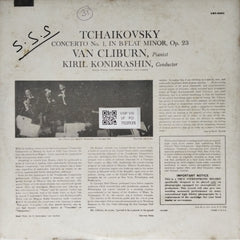 Tchaikovsky, Van Cliburn, Kiril Kondrashin - Concerto No. 1 (Vinyl)