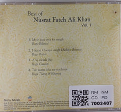 Nusrat Fateh Ali Khan - Soul of Sufi Music: Best of Nusrat Fateh Ali Khan Vol. 1 (CD)