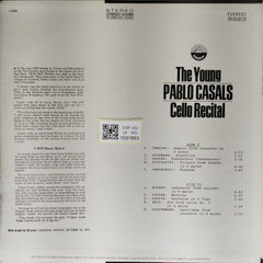 Pablo Casals - The Young Pablo Casals Cello Recital (Vinyl)