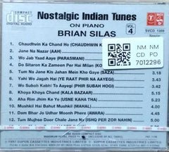 Brian Silas - Nostalgic Indian Tunes on Piano Vol. 4 (CD)