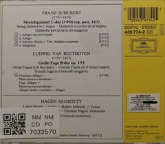 Schubert, Beethoven, Hagen Quartett, Heinrich Schiff - Streichquintett (CD)