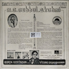 M.S. Subbulakshmi - Bhaja Govindam and Vishnu Sahasranamam (Vinyl)