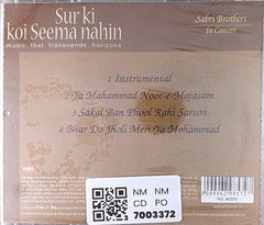 Sabri Brothers - Sur Ki Koi Seema Nahin: In Concert (CD)