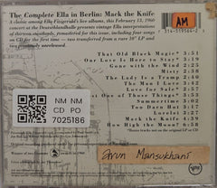 Ella Fitzgerald - The Complete Ella in Berlin: Mack the Knife (CD)