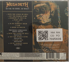 Megadeth - So Far, So Good... So What! (CD)