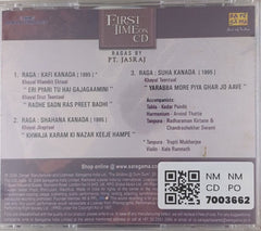 Pt. Jasraj - First Time on CD (CD)