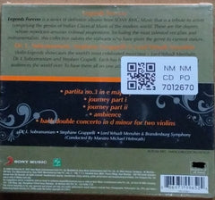 Dr. L. Subramaniam, Stephane Grappelli, Lord Yehudi Menuhin - The Violin Legends (CD)