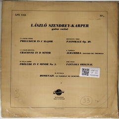 László Szendrey-Karper - Guitar Recital (Vinyl)