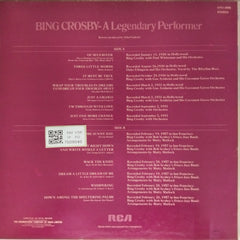 Bing Crosby - A Legendary Performer (Vinyl)