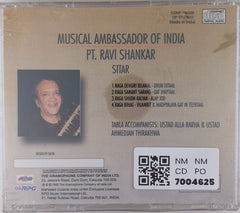 Pt. Ravi Shankar - Musical Ambassador of India (CD)