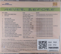 Lata Mangeshkar, Asha Bhosle - Never Before (CD)
