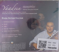 Ustad Shujaat Khan - Yaadein Memories (CD)