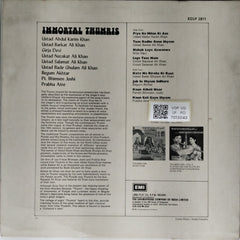 Ustad Abdul Karim Khan, Ustad Barkat Ali Khan, Girja Devi, Ustad Nazakat Ali Khan, Ustad Salamat Ali Khan, Ustad Bade Ghulam Ali Khan, Begum Akhtar, Pt. Bhimsen Joshi, Prabha Atre - Immortal Thumris (Vinyl)