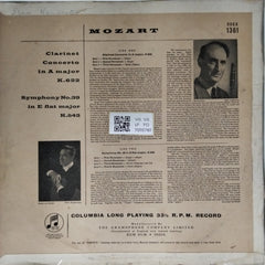 Wolfgang Amadeus Mozart - Symphony No. 39 in E flat major / Clarinet Concerto in A major (Vinyl)