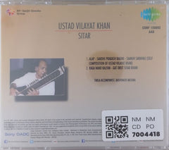 Ustad Vilayat Khan - Sitar (CD)