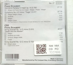 Franz Schubert - CD 1: Symphony No. 4 "Tragic" / CD 2: Death And The Maiden (CD)
