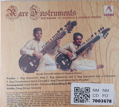 Pt. Shivnath, Deobrat Mishra - Rare Instruments Surbahar (CD)