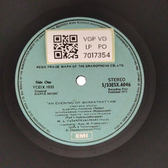 M. L. Vasanthakumari - An Evening Of Bharatanatyam (Vinyl)