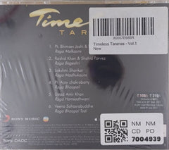 Pt. Bhimsen Joshi, Balamurali Krishna, Ustad Rashid Khan, Ustad Shahid Parvez, Pt. Ajoy Chakrabarty, Ustad Amir Khan, Lakshmi Shankar, Veena Sahasrabuddhe - Timeless Taranas Vol. 1 (CD)
