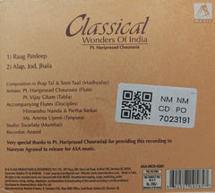 Pt. Hariprasad Chaurasia - Classical Wonders Of India (CD)