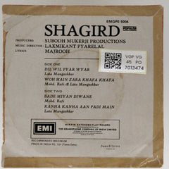 Laxmikant Pyarelal - Shagird (45-RPM)