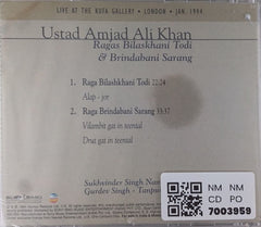 Ustad Amjad Ali Khan - Ragas Bilaskhani Todi & Brindabani Sarang (CD)