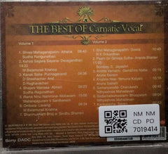 Maharajapuram V Santhanam, R K Srikantan, M Balamuralikrishna, Bombay S Jayashri, Aruna Sairam, Sudha Raghunathan, Nithyasree Mahadevan - The Best of Carnatic Vocal Volume 1 & 2 (CD) (2)