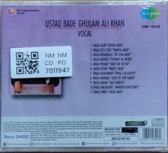 Ustad Bade Ghulam Ali Khan - Vocal (CD)