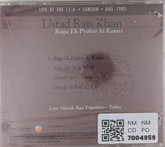 Ustad Rais Khan - Raga Ek Prakar ki Kauns (CD)